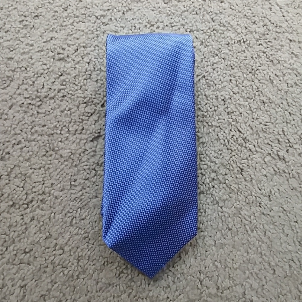 Jos. A. Bank 100% Silk Blue & White Check Neck Tie